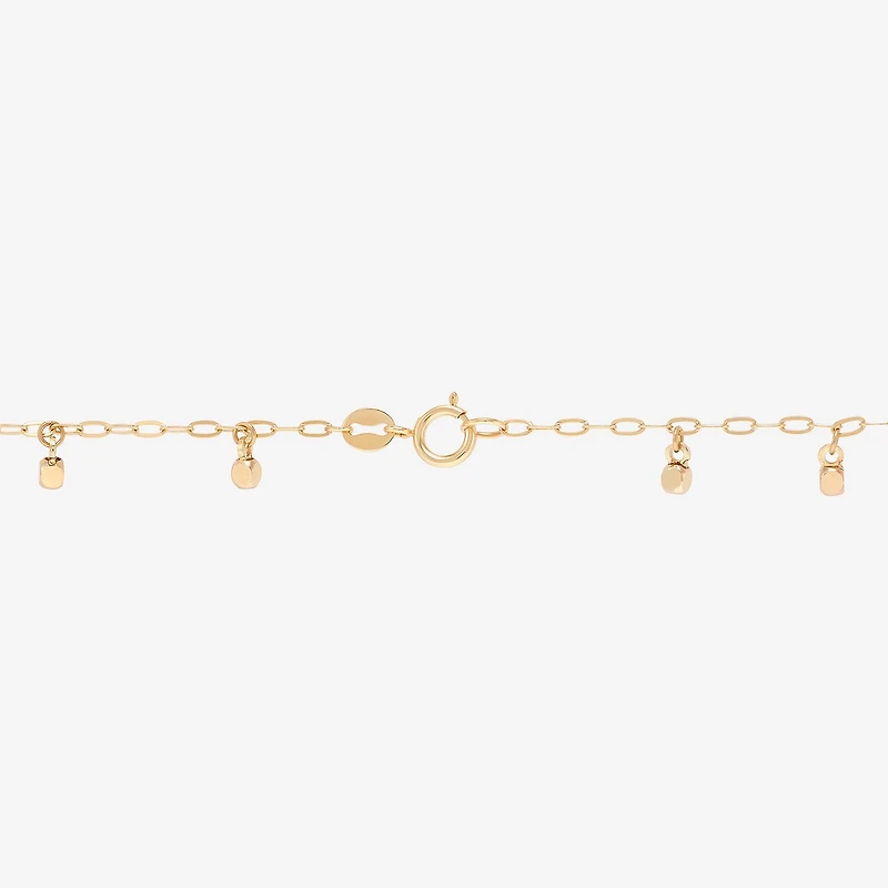 Gold Addiction Womens 10K Gold Charm Bracelet