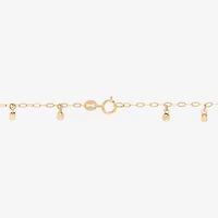 Gold Addiction Womens 10K Gold Charm Bracelet