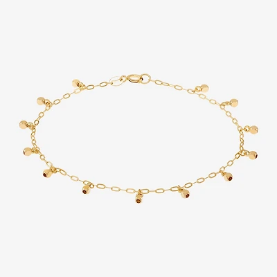 Gold Addiction Womens 10K Gold Charm Bracelet