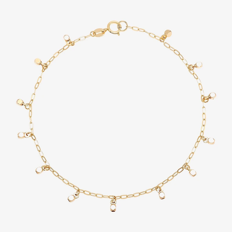 Gold Addiction Womens 10K Gold Charm Bracelet