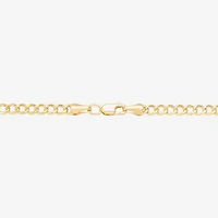 Bonded Brilliance Womens 14K Gold Bonded With Sterling Silver 18 Inch Chain Necklace