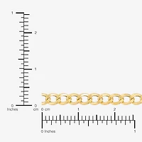 Bonded Brilliance Womens 14K Gold Bonded With Sterling Silver 18 Inch Chain Necklace