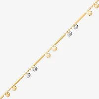 Womens 14K Gold 18 Inch Link Chain Necklace