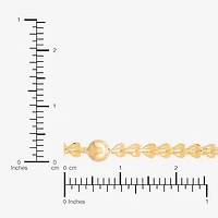 Womens 10K Gold 16 Inch Link Chain Necklace