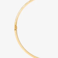 Womens 10K Gold Bangle Bracelet