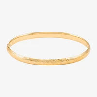 Womens 10K Gold Bangle Bracelet