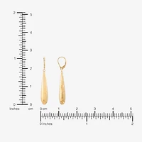Made in Italy Womens 14K Gold Drop Earrings