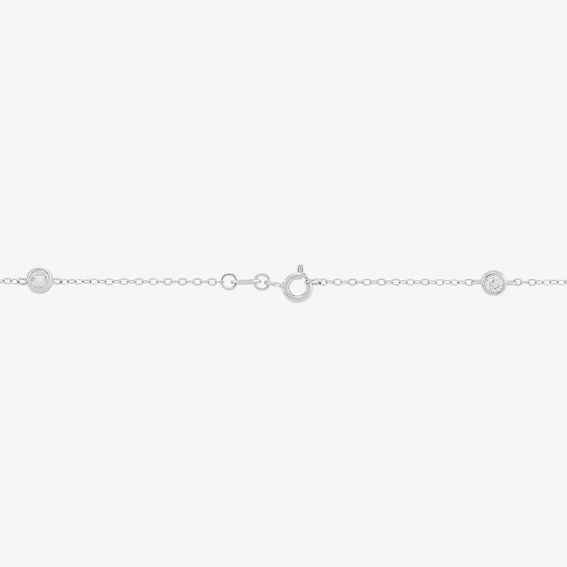 Silver Addiction Womens Sterling Silver 17 Inch Cable Chain Necklace
