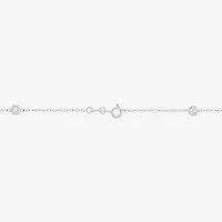 Silver Addiction Womens Sterling Silver 17 Inch Cable Chain Necklace