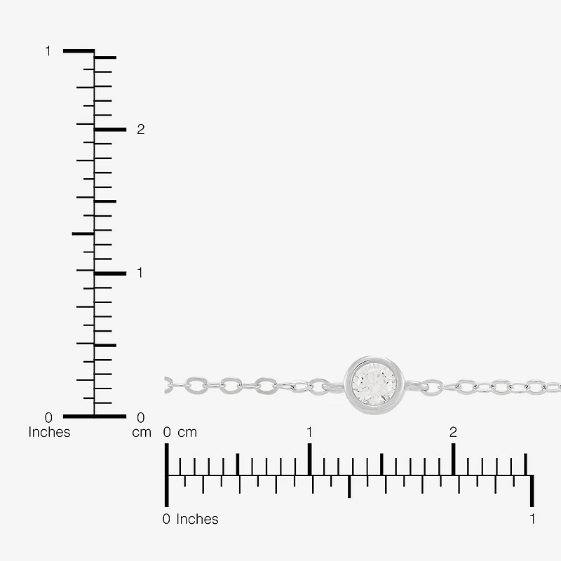 Silver Addiction Womens Sterling Silver 17 Inch Cable Chain Necklace