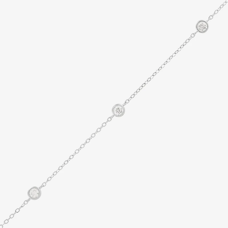 Silver Addiction Womens Sterling Silver 17 Inch Cable Chain Necklace