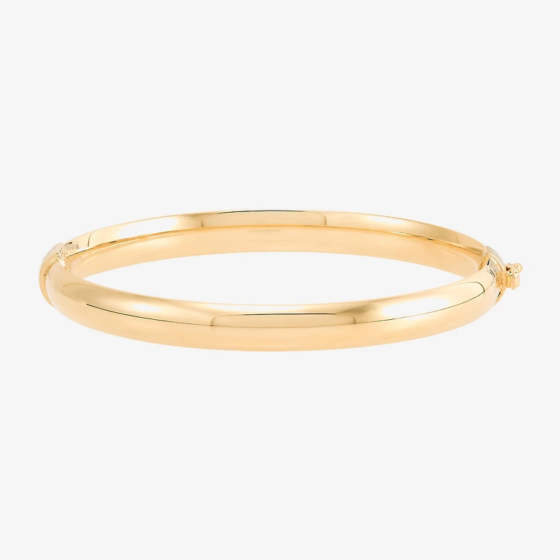 Silver Addiction Womens 14K Gold Over Silver Bangle Bracelet
