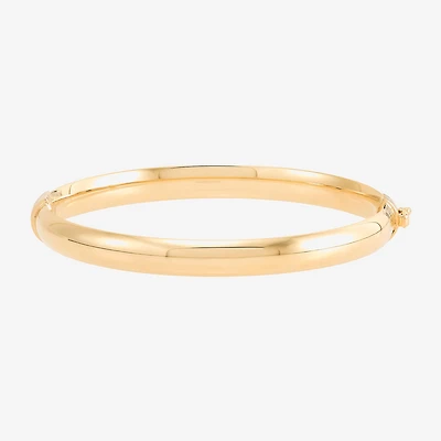 Silver Addiction Womens 14K Gold Over Silver Bangle Bracelet