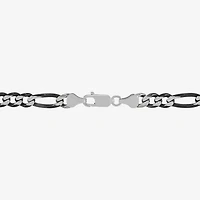 Made in Italy Unisex Adult Sterling Silver 22 Inch Figaro Chain Necklace
