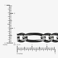 Made in Italy Unisex Adult Sterling Silver 22 Inch Figaro Chain Necklace