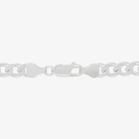Made in Italy Womens Sterling Silver 22 Inch Curb Chain Necklace