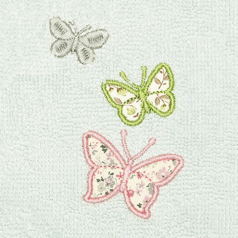Linum Home Textiles Mariposa 2-pc. Embellished Fingertip Towel