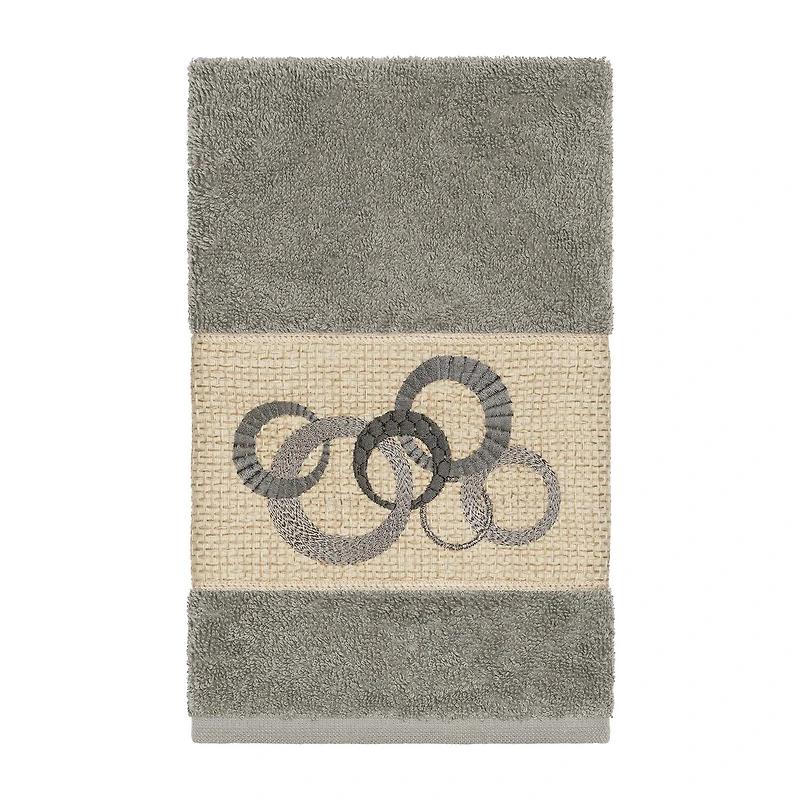 Linum Home Textiles Annabelle Embellished 3-pc. Bath Towel Set