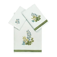 Linum Home Textiles Botanica Embellished 3-pc. Bath Towel Set