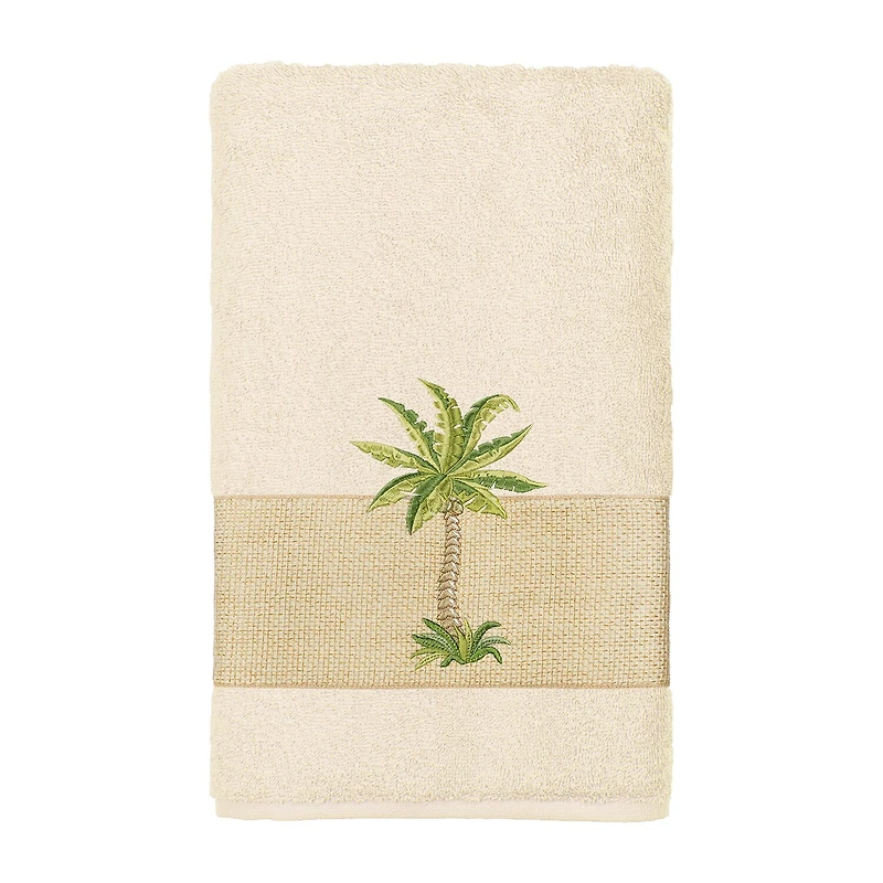 Linum Home Textiles Colton Embellished 3-pc. Bath Towel Set