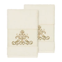 Linum Home Textiles Scarlet 2-pc. Embellished Hand Towel