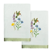 Linum Home Textiles Hada 2-pc. Embellished Hand Towel