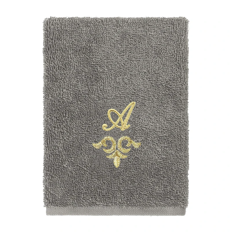 Linum Home Textiles Monica Gold 2-pc. Embellished Washcloth