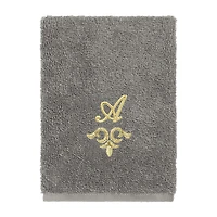 Linum Home Textiles Monica Gold 2-pc. Embellished Washcloth