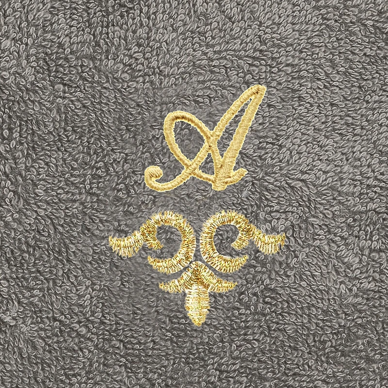 Linum Home Textiles Monica Gold 2-pc. Embellished Washcloth