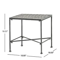 Petra Iron Side Table