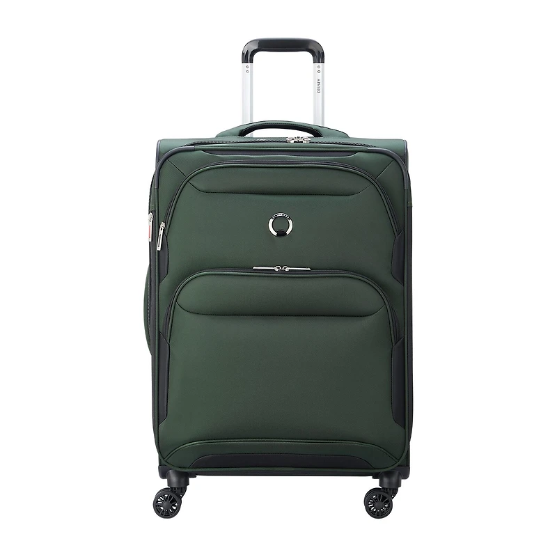 Delsey Paris Sky Max 2.0 Inch Softside Expandable Lightweight Checked Spinner Luggage