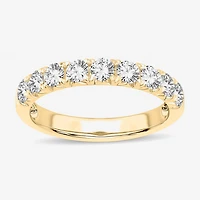 9-Stone (H-I / Si1-Si2) Womens 2 CT. T.W. Lab Grown White Diamond 14K Gold Wedding Band