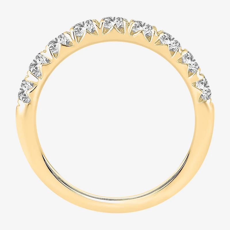 9-Stone (H-I / Si1-Si2) Womens 2 CT. T.W. Lab Grown White Diamond 14K Gold Wedding Band