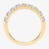 9-Stone (H-I / Si1-Si2) Womens 2 CT. T.W. Lab Grown White Diamond 14K Gold Wedding Band