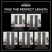 Eclipse Kids Tiered Ruffle Rod Pocket Blackout Single Curtain Panel