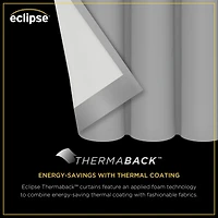 Eclipse Kids Tiered Ruffle Rod Pocket Blackout Single Curtain Panel