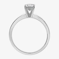 I Said Yes (H-I / I1) Womens 1 CT. T.W. Lab Grown White Diamond Sterling Silver Oval Solitaire Bridal Set