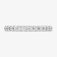 Signature By Modern Bride (Si1-Si2/H-I) Womens 2MM 1/2 CT. T.W. Lab Grown White Diamond 14K Gold Wedding Band