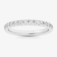 (Si1-Si2/H-I) Womens 2MM 1/2 CT. T.W. Lab Grown White Diamond 14K Gold Wedding Band