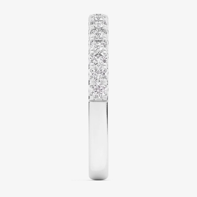 (Si1-Si2/H-I) Womens 2MM 1/2 CT. T.W. Lab Grown White Diamond 14K Gold Wedding Band