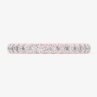 Signature By Modern Bride (Si1-Si2/H-I) Womens 2MM 1/2 CT. T.W. Lab Grown White Diamond 14K Gold Wedding Band