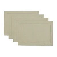 Elrene Home Fashions Alison Hemstitch Border 4-pc. Placemat