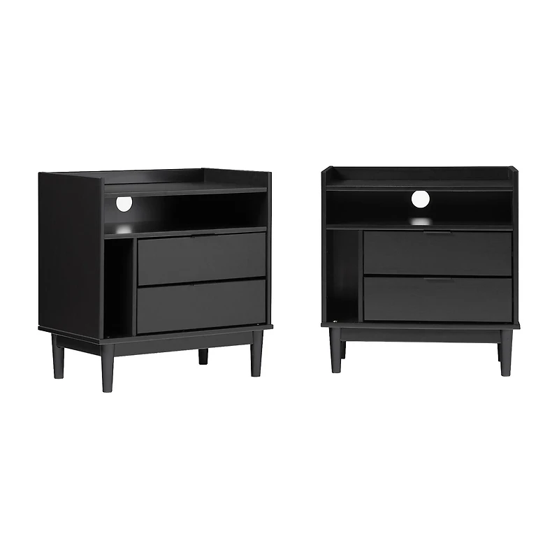 MCM 2 Drawer Nighstand