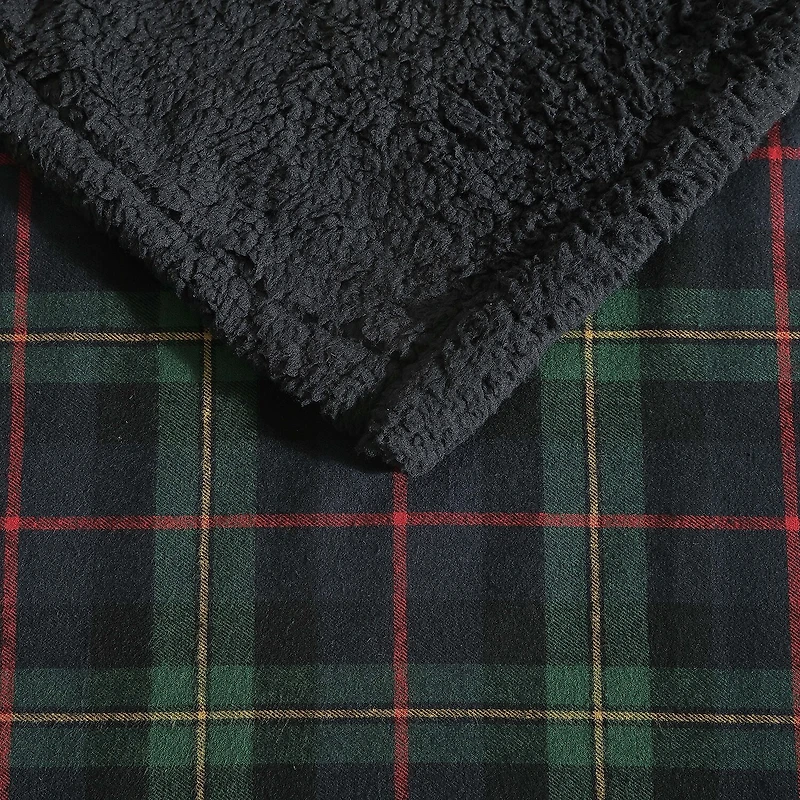 Eddie Bauer Mountain Pine Tartan Washable Lightweight Throw