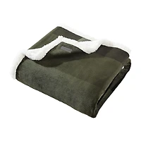 Eddie Bauer Pine Plaid Washable Lightweight Throw