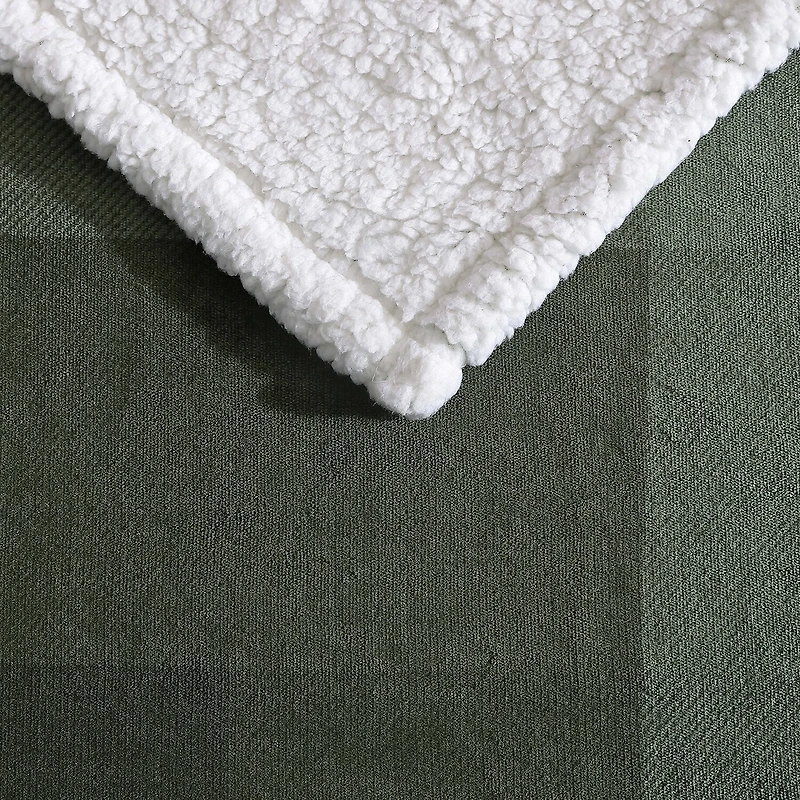 Eddie Bauer Pine Plaid Washable Lightweight Throw