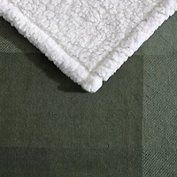 Eddie Bauer Pine Plaid Washable Lightweight Throw