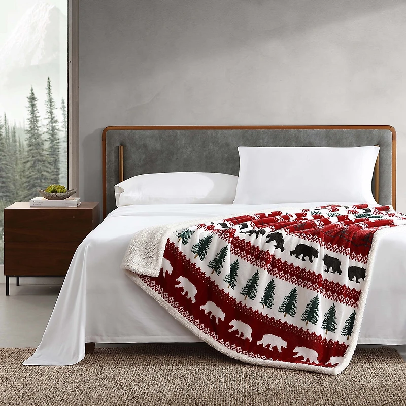 Eddie Bauer Grizzly Peak Washable Lightweight Throw