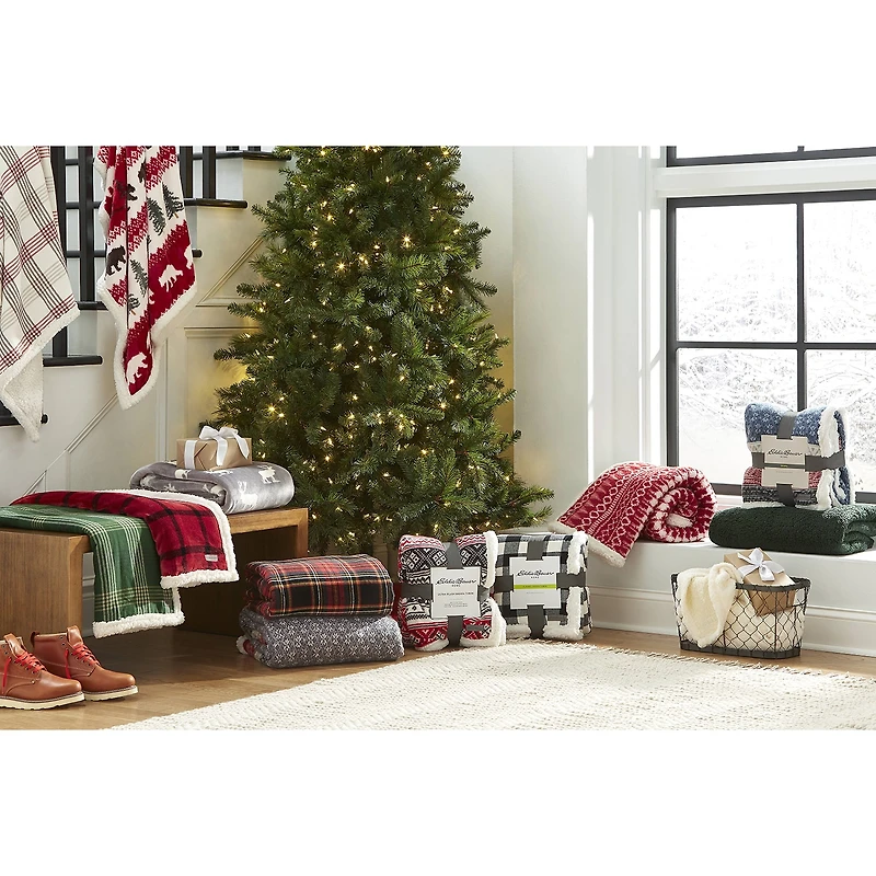 Eddie Bauer Grizzly Peak Washable Lightweight Throw