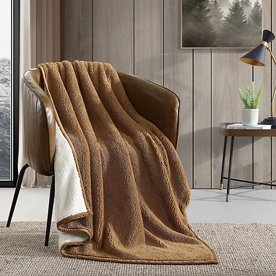 Eddie Bauer Bi Colored Washable Lightweight Throw